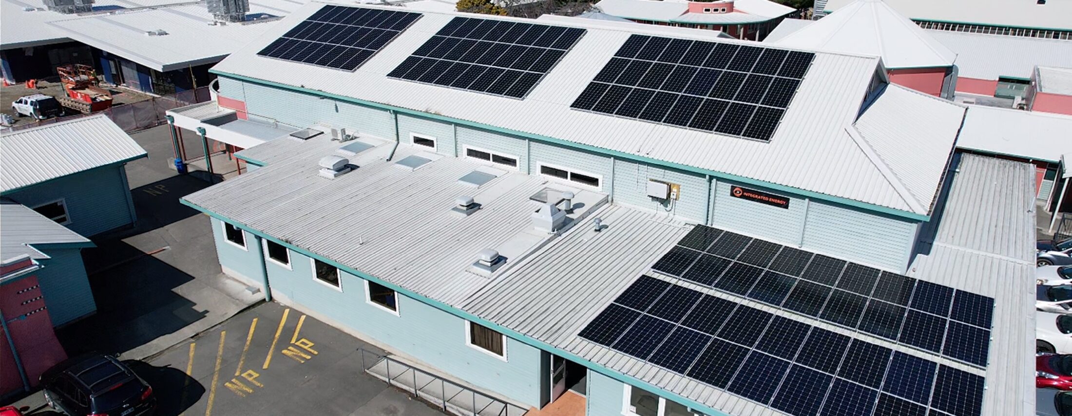 Commercial solar installation
